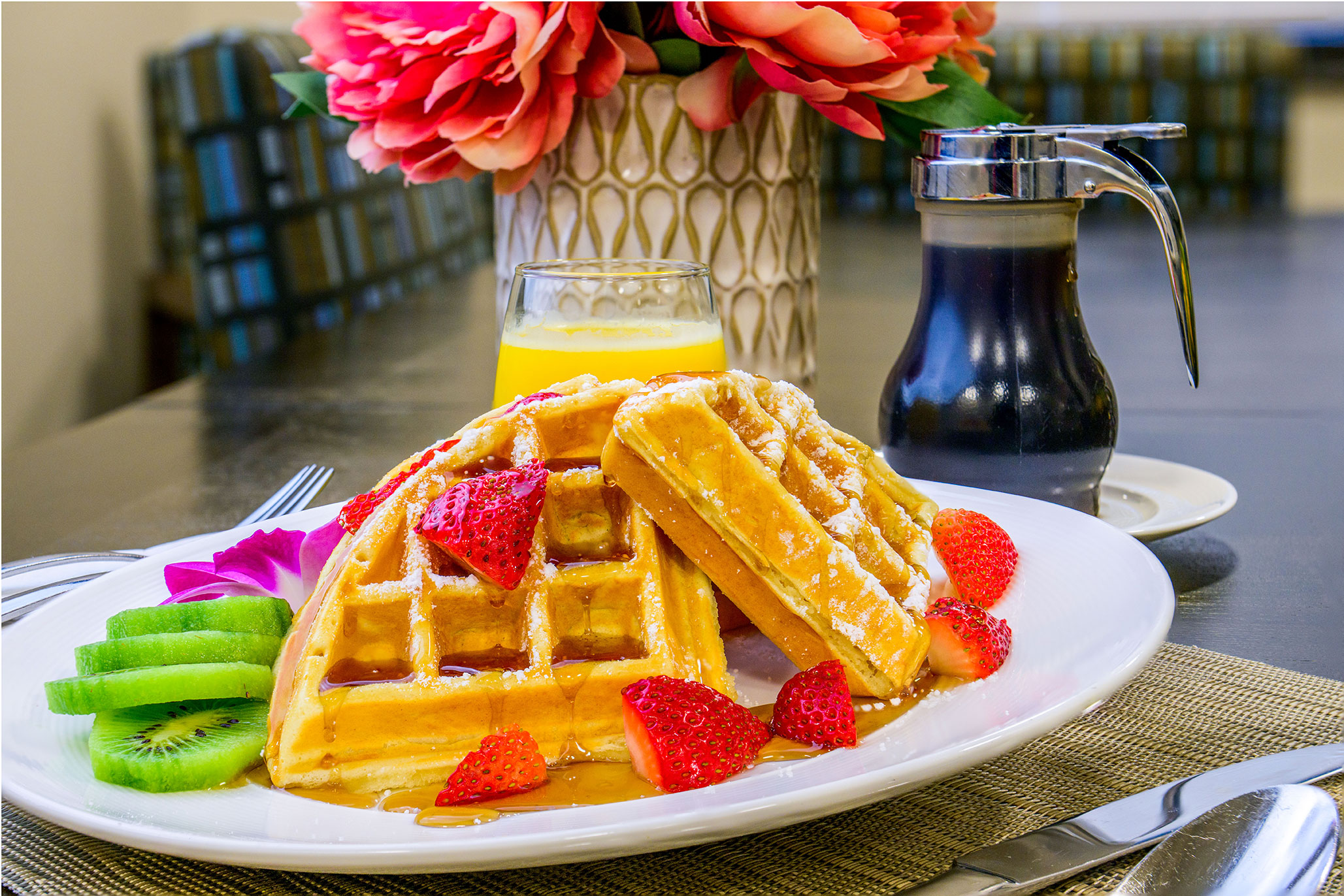 Waffles Elevate Dining